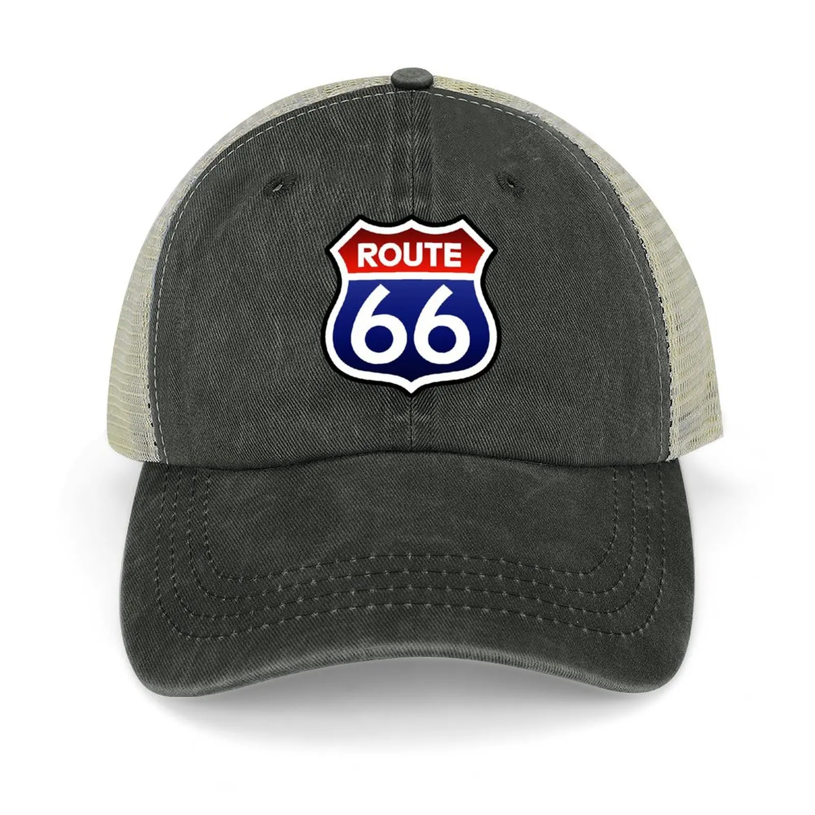 

American Route 66 Baseball Cap derby hat Beach Outing Bobble Hat Trucker Hat For Women 2025 Men's