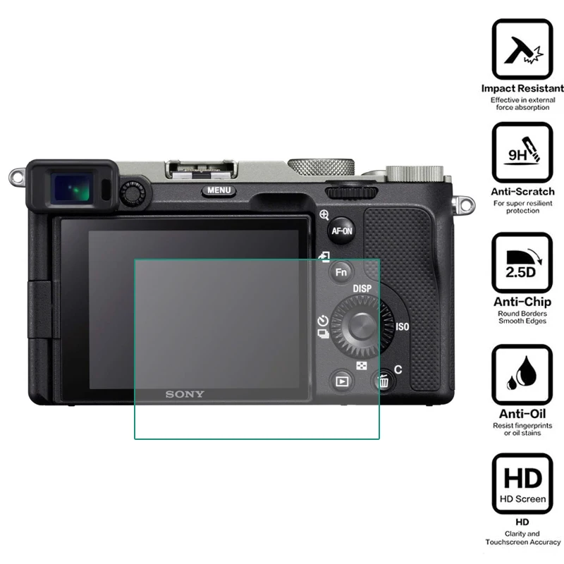 

Hard Glass Protective Film For Sony Alpha 7C II/R/2 A7C A7CII A7C2 A7CM2 A7CR Camera Display Screen Protector Cover Accessories