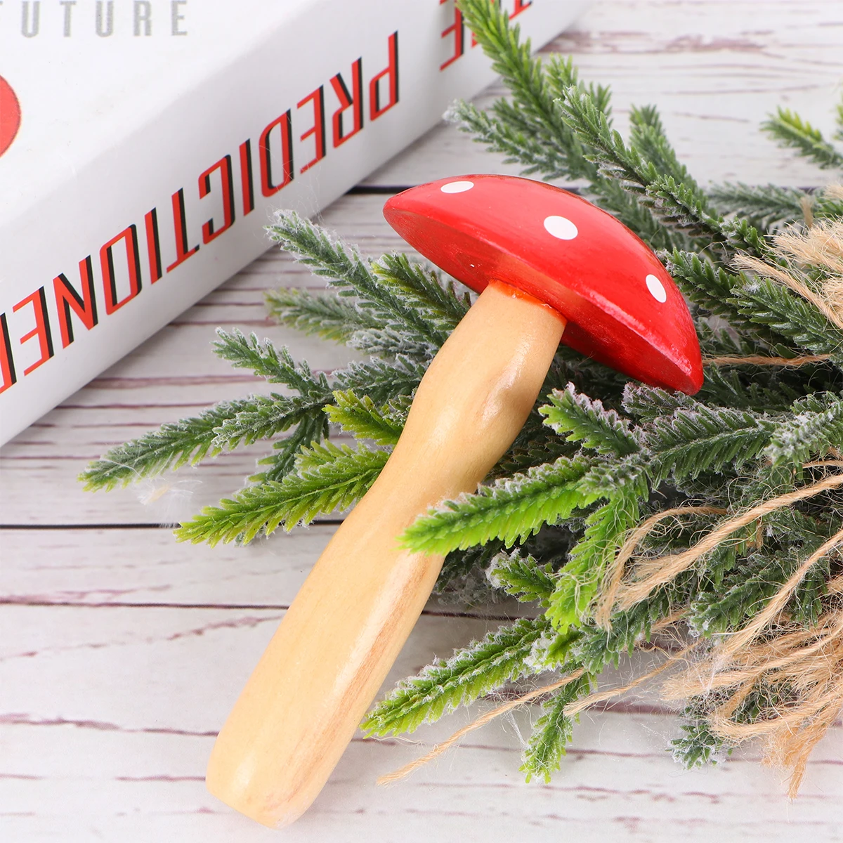 

Solid Wooden Mushroom Darning Tool Lightweight Rustproof Sewing Patching Tool For Socks Stockings Crafts Comfortable Grip