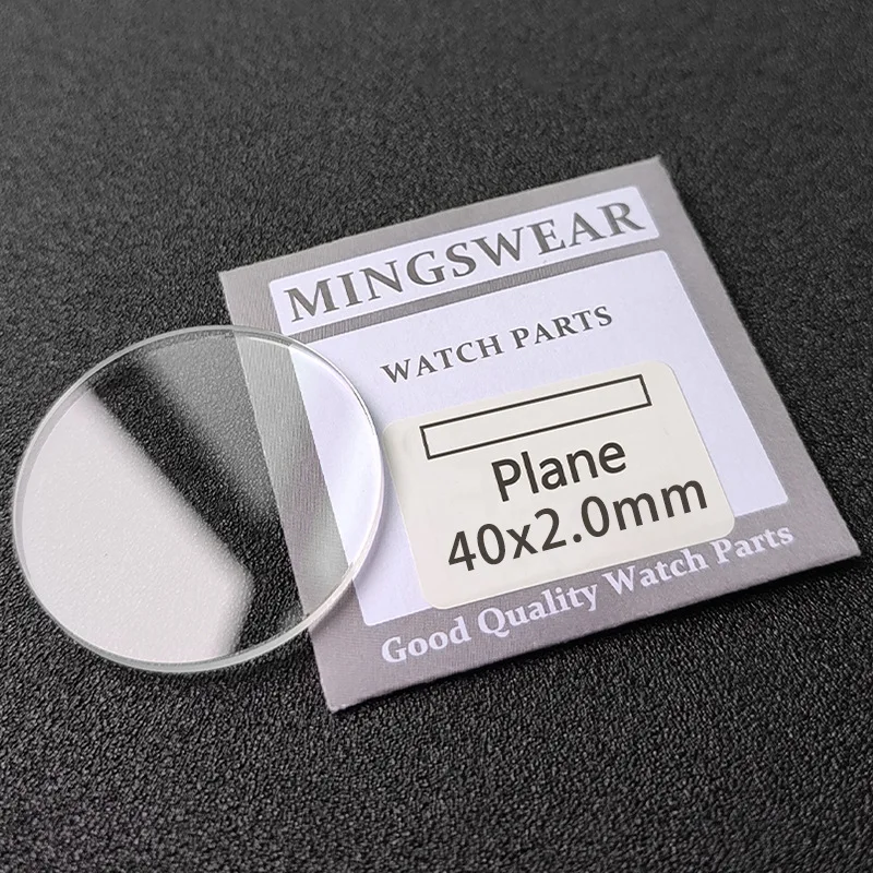 Wholesale Set Flat Mineral Watch Crystal 0.8mm to 3.0mm Thick 15-45mm Round Watch Glass Replacement Lens Repair Tool Parts Kit