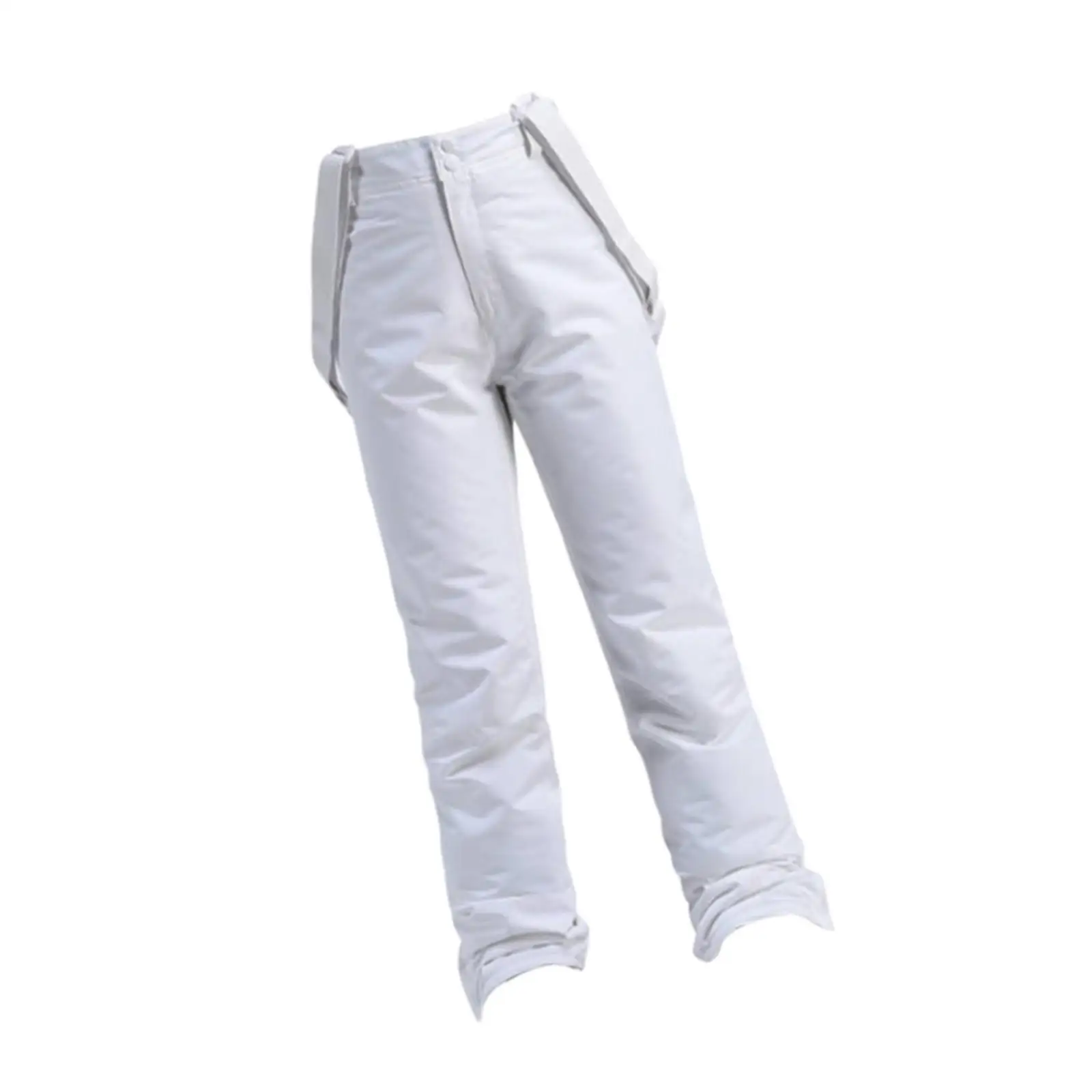 Insulated Ski Bib Pants for Women Plus Size Waterproof Snowboard Overalls Full Length Sled Trousers Winter