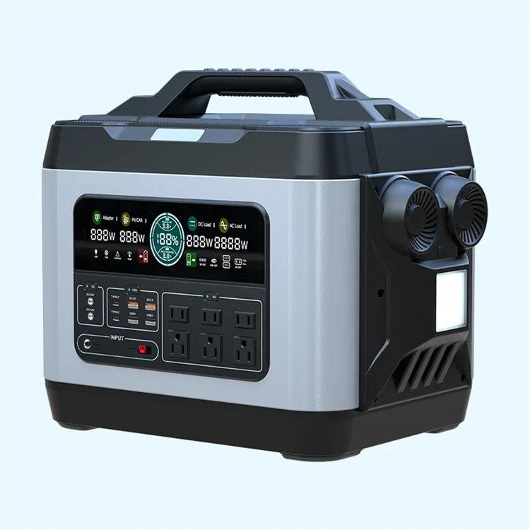 New Energy 3000W With Battery Expansion Outdoor Power Solution Power Backup System Lifepo4 Portable Power Station