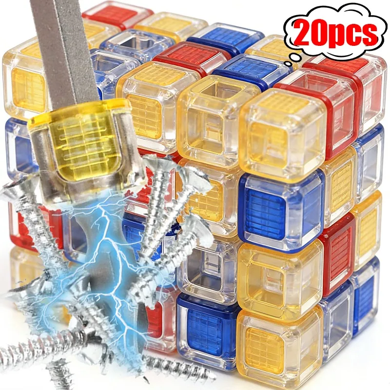 20/1 יחידות מגנטיזר רב עוצמה מקדחי מברג חשמלי סלילים מגנטיים טבעות מגנט חזקות כלים להפחתת מגנטים סיטונאי