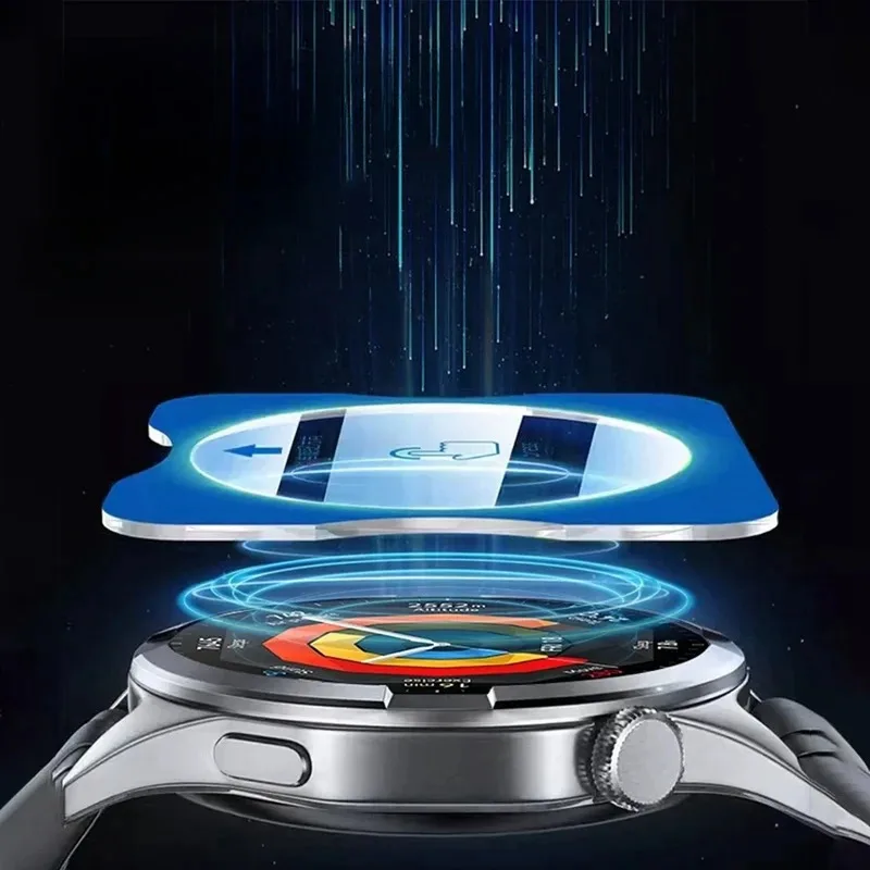 

3Pcs Tempered Glass For Huawei Watch GT 5 Pro 4 46MM 41MM One-Click Easy Install Tool Screen Protector