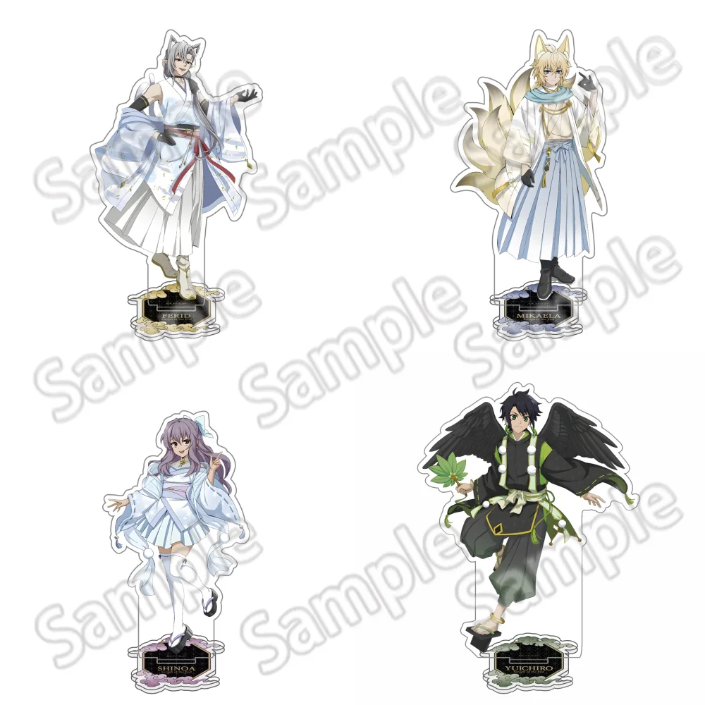 Seraph of the End Acrylic Standee Double Sided Yuichiro Mikaela Anime Peripheral Desk Decoration Collectible keychain