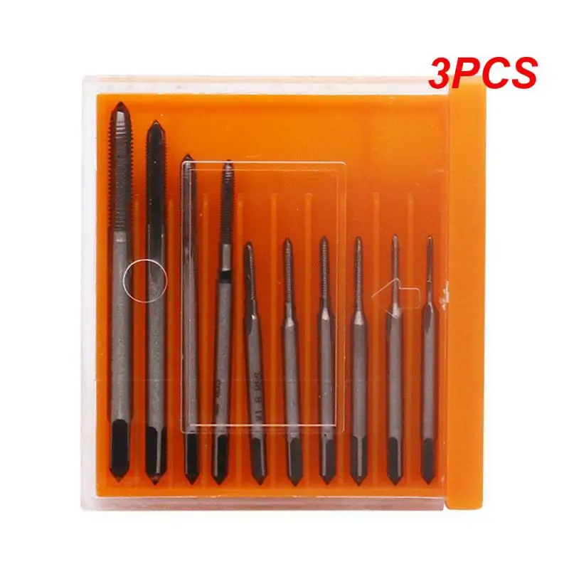 

3PCS High-quality Materials Drill Bit Set Versatile Metric Screw Thread Tap Perfect For Enthusiasts And Profess Easy To Use