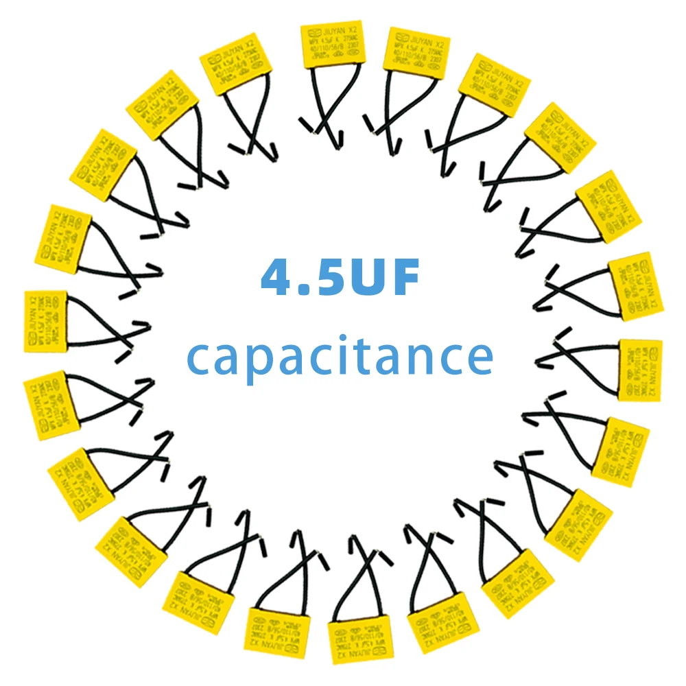 

275VAC 225 4.5UF Safety Capacitor 275V Pitch 27mm Polypropylene Film Capacitor Capacitance