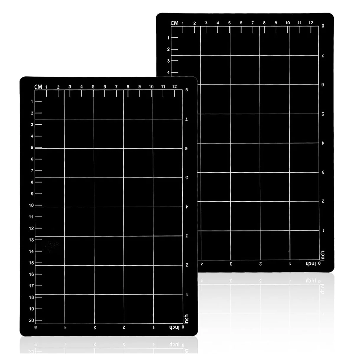 Get! 2 Pieces Die Cutting Mats, 9 x 6 Inch Grid Magnetic Cutting Mat Magnetic Spacers for Die Cutting Machine