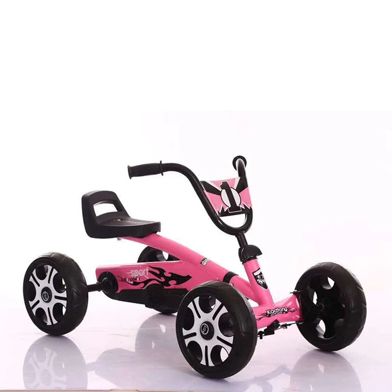 Foot Pedal Go Kart  for 1-7 Years Boys Girls for Kids Children Four Wheel Bicycle Push BikeGifts Outdoor Ride on Toys Cars