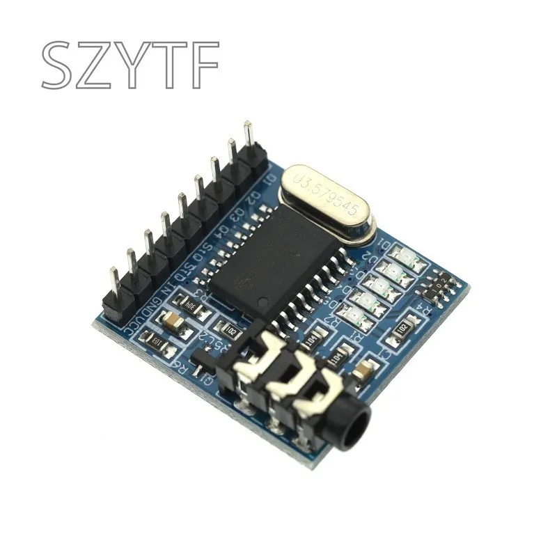 1PCS MT8870 DTMF Voice Decoding Module Phone Module Speech Decoding Voice Board Module LED Indicators With Pins