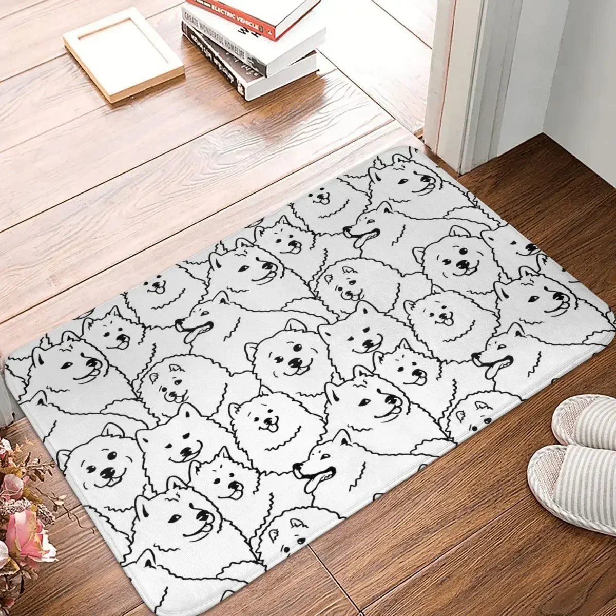 

Non-slip Doormat Oh Samoyed Carpet Living Room Kitchen Mat Outdoor Modern