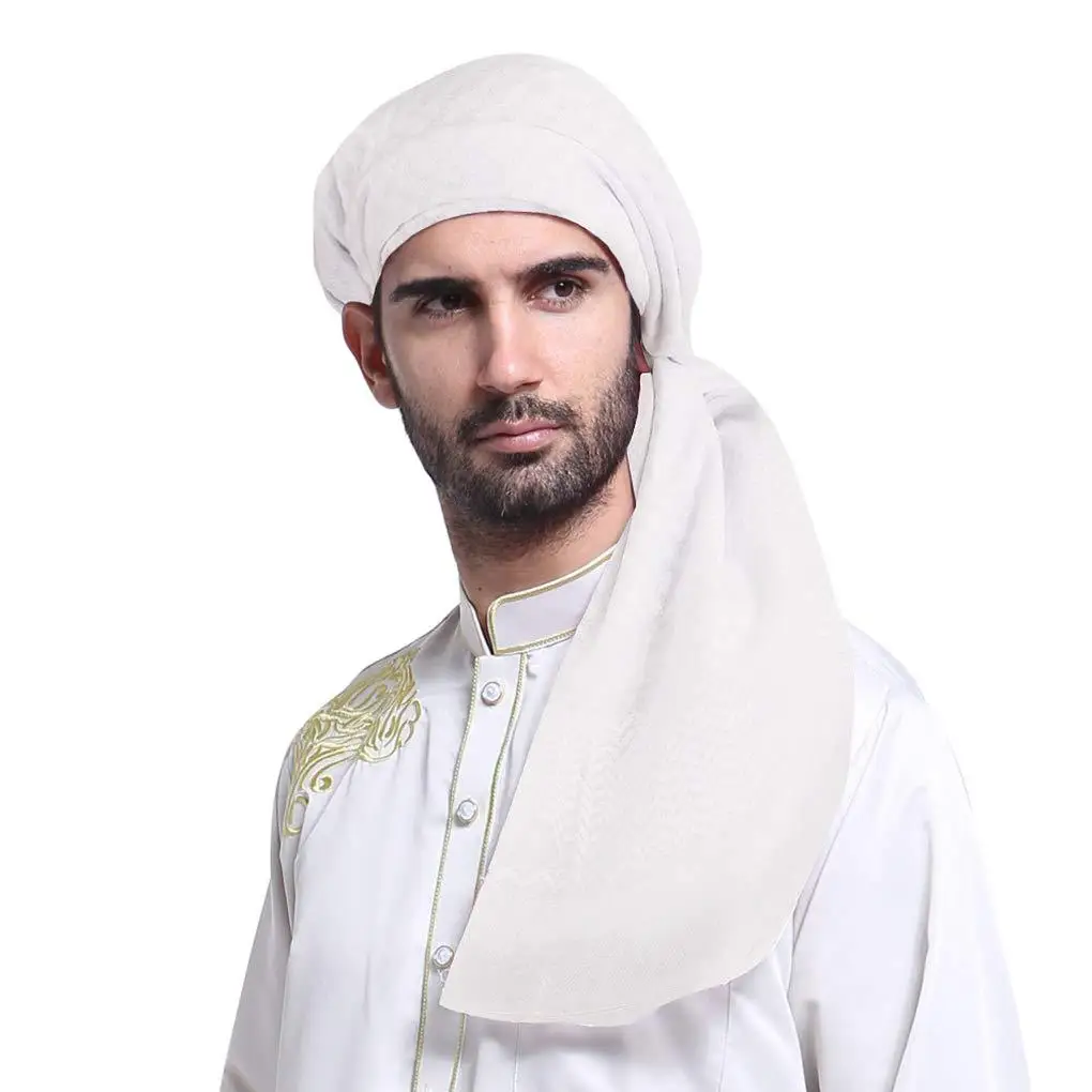 140*140cm Arab Men Square Keffiyeh Muslim Hijab Shemagh Headscarf Islamic Saudi Arabic Men\'s Head Wrap Bandana Head Neck Scarves