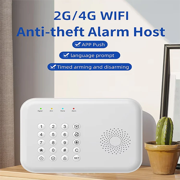 Home Security System Wireless Smoke Alarm Detector Digital Remote Control