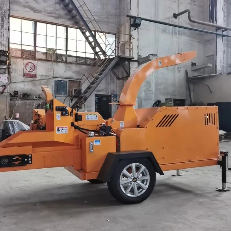 เครื่องย่อยไม้ไฟฟ้าประสิทธิภาพสูง 1 ตัน/ชม. สำหรับรีไซเคิลเศษไม้และกิ่งไม้เป็นเชื้อเพลิงชีวมวล