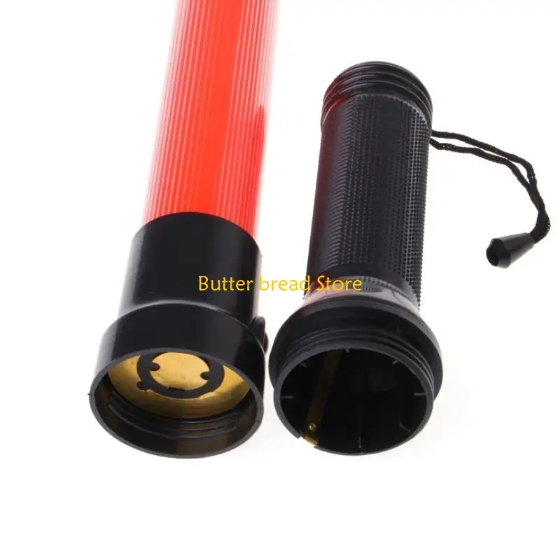W89C Plastic Wand Powerful LED Flashlight Torch 3 Modes Setting