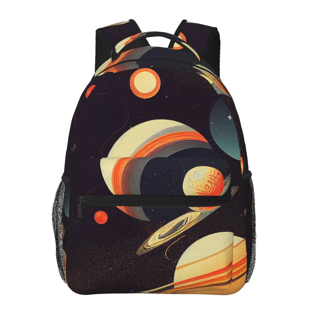 Vintage Retro Astronomie Illustration Rucksäcke Jungen Mädchen Bücher tasche Kinder Schult aschen Cartoon Kinder Rucksack Umhängetasche