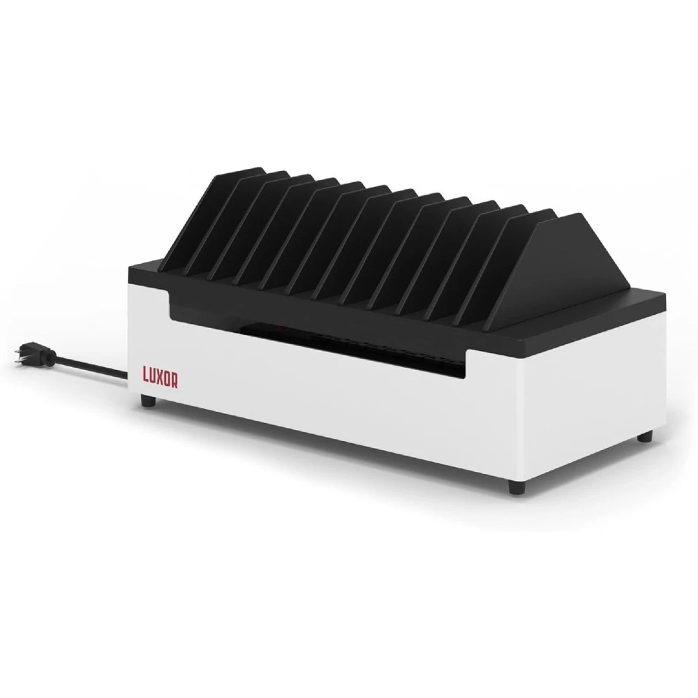 

Линейный лидер, открытая зарядная станция для 12 устройств | Компактное настольное зарядное устройство для ноутбуков, планшетов и Chromebook | Компактный дизайн