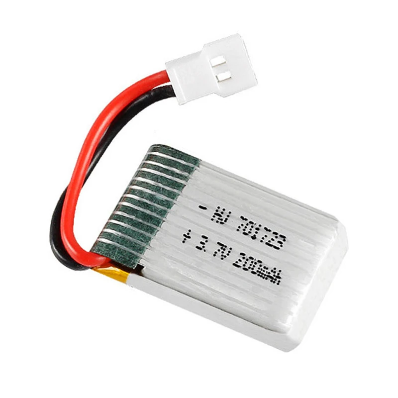 1-20pcs 3.7v 200mah 701723 For H2 H8 H48 U207 Battery RC Quadcopter Spare parts 3.7v LIPO Battery for H8 toys Helicopter