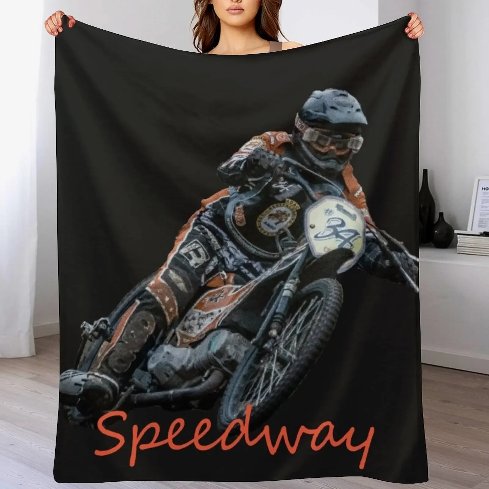 

Speedway Throw Blanket Reusable Durable Soft Blanket for All Seasons