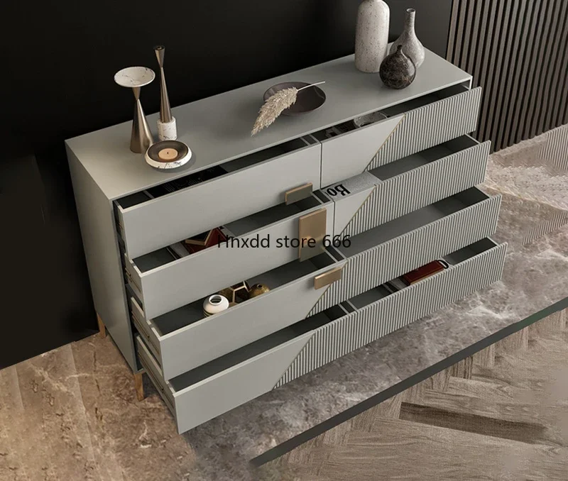 Entrance cabinet, living room against the wall, locker, dining side cabinet, bedroom, bedside storage cabinet image 3
