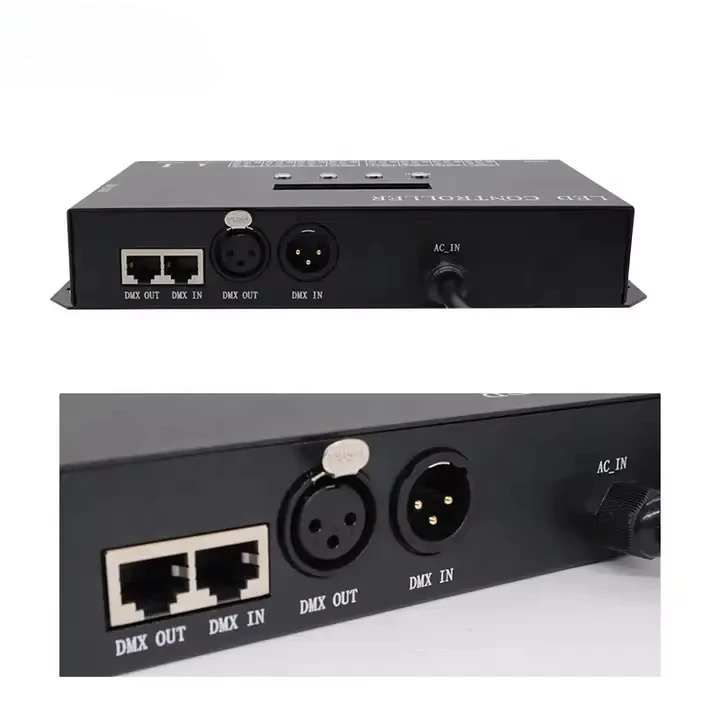 H807SA 8CH Art‑Net SD Card DMX512 RDM Pixel LED Controller Constant Voltage RGB IC Stage Light Controller