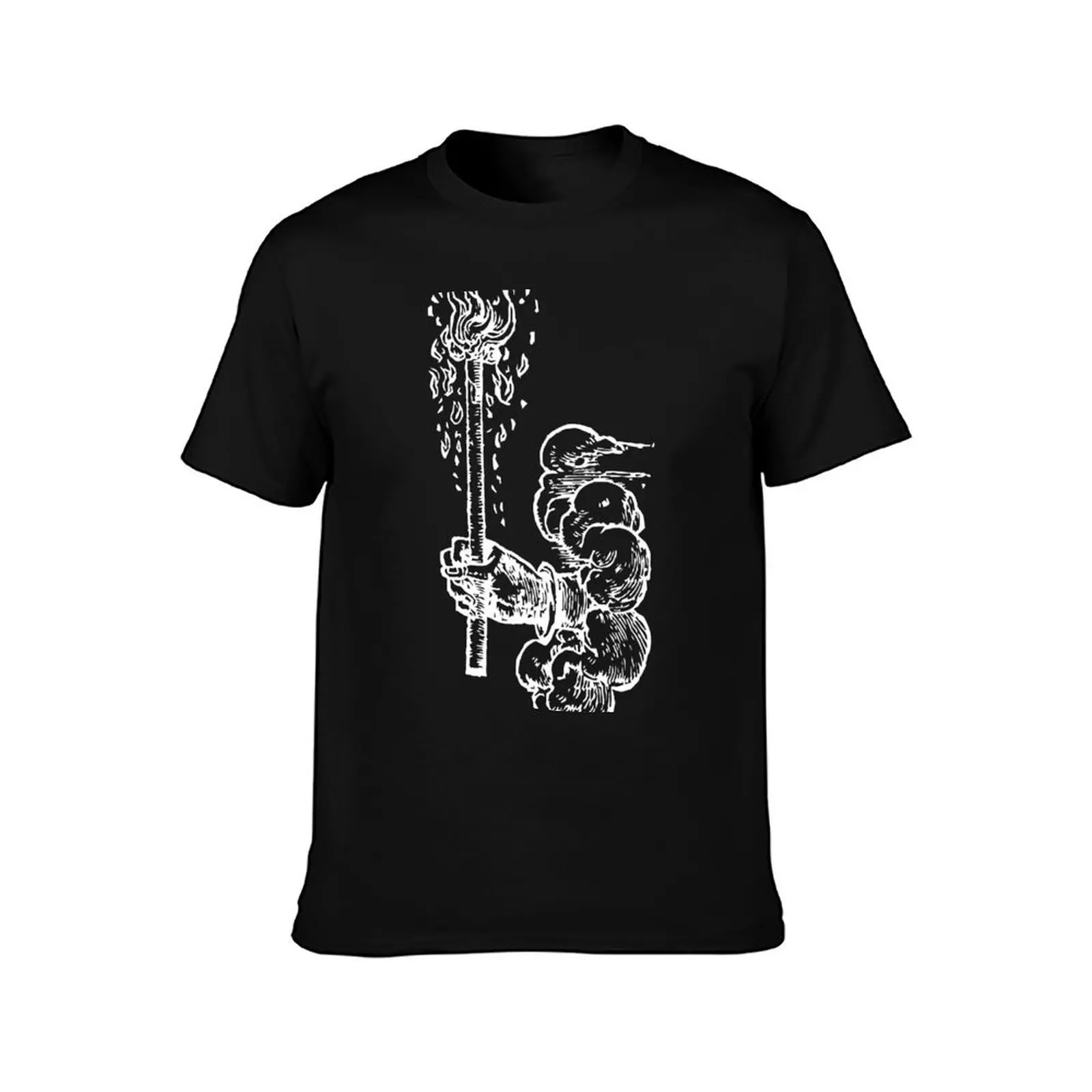 Devises Héro?ques - TorchLight T-Shirt Plus Size Basic Cotton T-Shirt