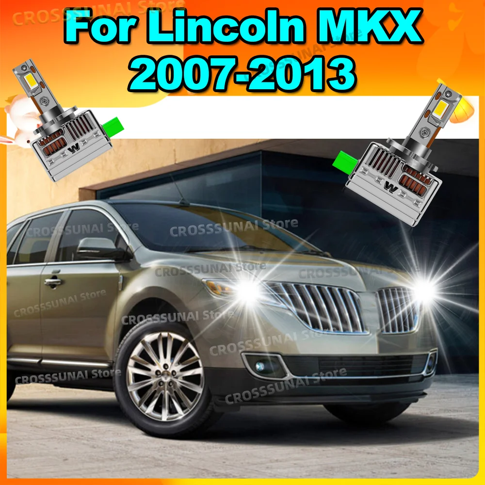 

Светодиодные фары Canbus 1:1 HID Auto Lamp 50000LM для Lincoln MKX 2007 2008 2009 2010 2011 2012 2013