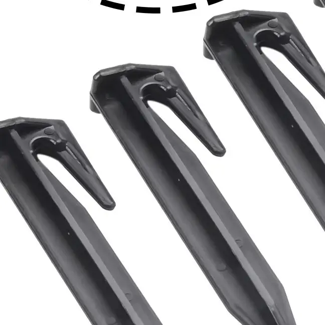 100pcs Lawn Mower Boundary Pegs For Securely Anchoring Robot Mower Cables Lawn Spikes Plastics 8.5 Cm