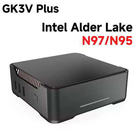 GK3V plus Mini PC with Intel N97/N95 Graphics Windows 11 pro 16GB DDR4 M.2 2280 SATA NVMe/NGFF WiFi 5.0 BT 4.2 Gaming Computer