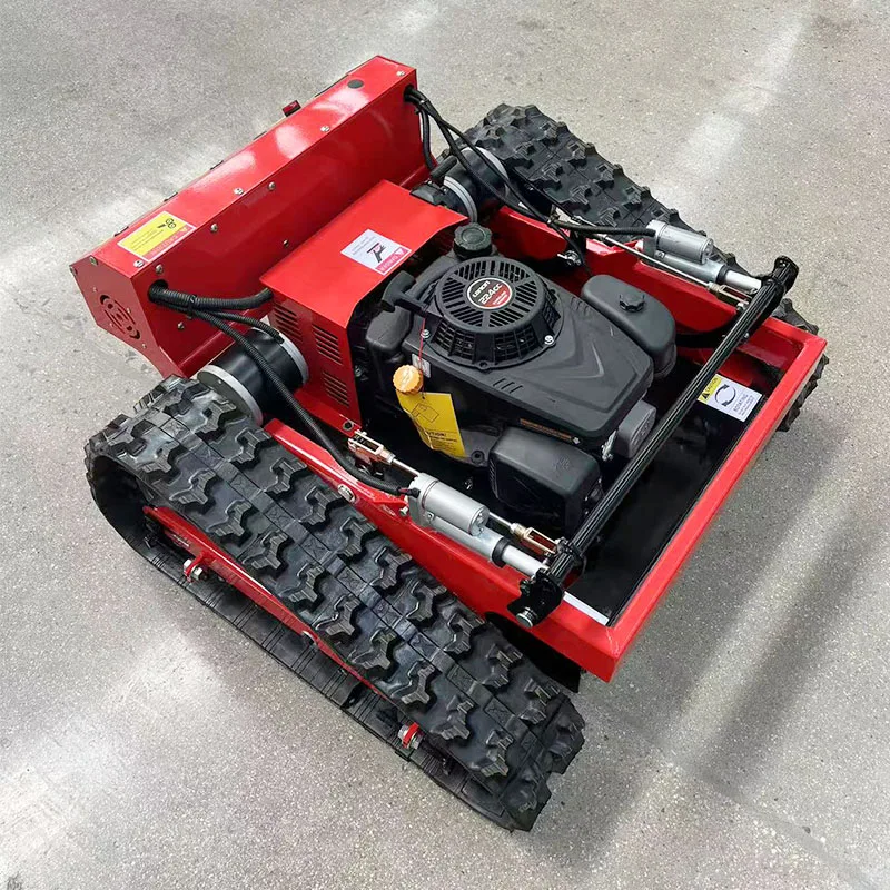High Quality  Approve Grass Cutting Machine Crawler Brush Cutter for Agriculture Electric Remote Control Robot Lawn Mower