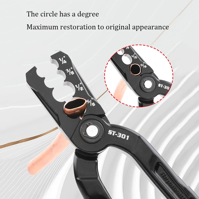 Copper Tube Repair Pliers Tube Repair Circle Pliers Tool Repair Broken Pipe Repair Right Round Pliers Tool