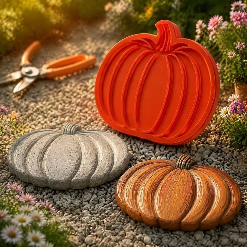 Stepping Stone Molds Garden Path Maker Reusable Silicone Stepping Stone Mold Set Diy Garden Patio Path Casting Molds Maple Leaf