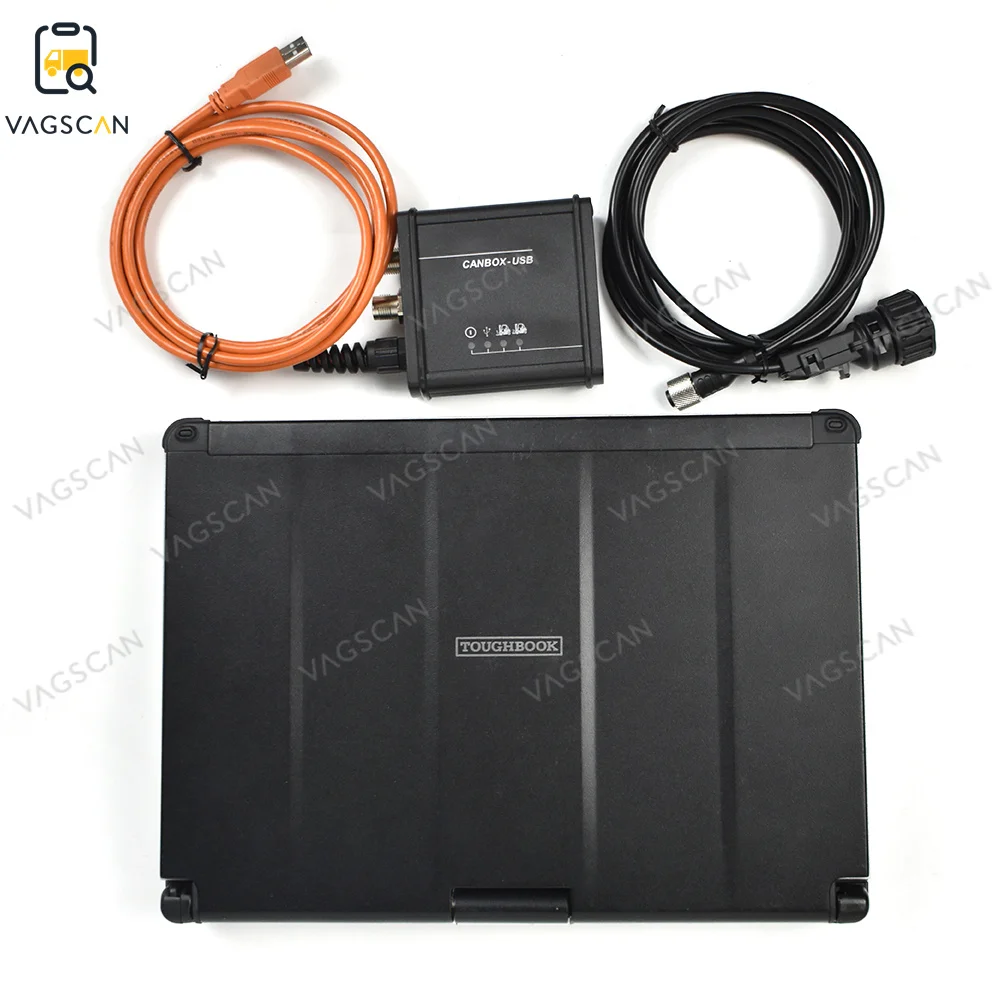 

2023 The Newest CFC2 Laptop with Linde Canbox BT for Forklift Diagnostic Tool