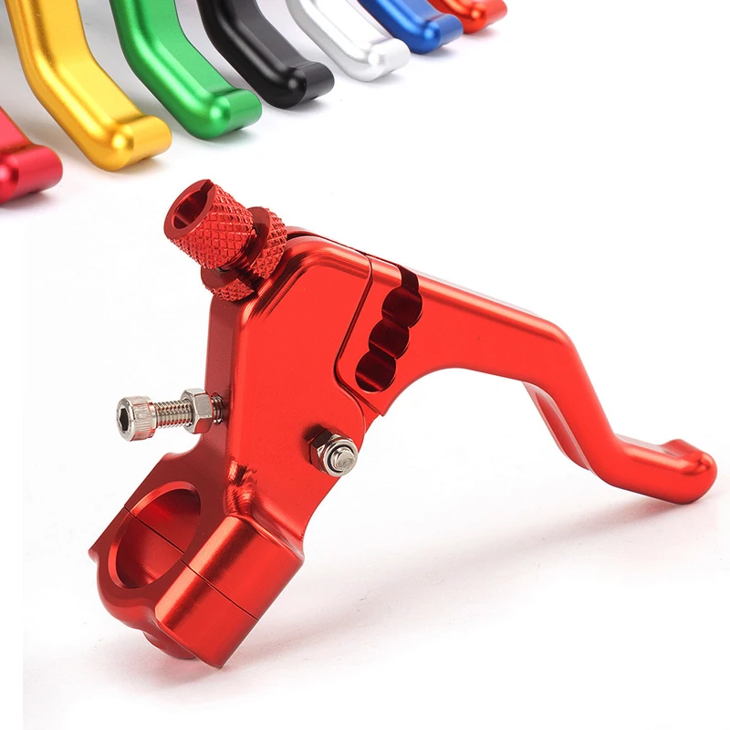 Zestaw dźwigni sprzęgła CNC Short Stunt 2026, mocowanie na kierownicę 7/8" 22mm, pasuje do motocykli crossowych, pit bike'ów, motocykli sportowych i ulicznych, akcesoria. — 2