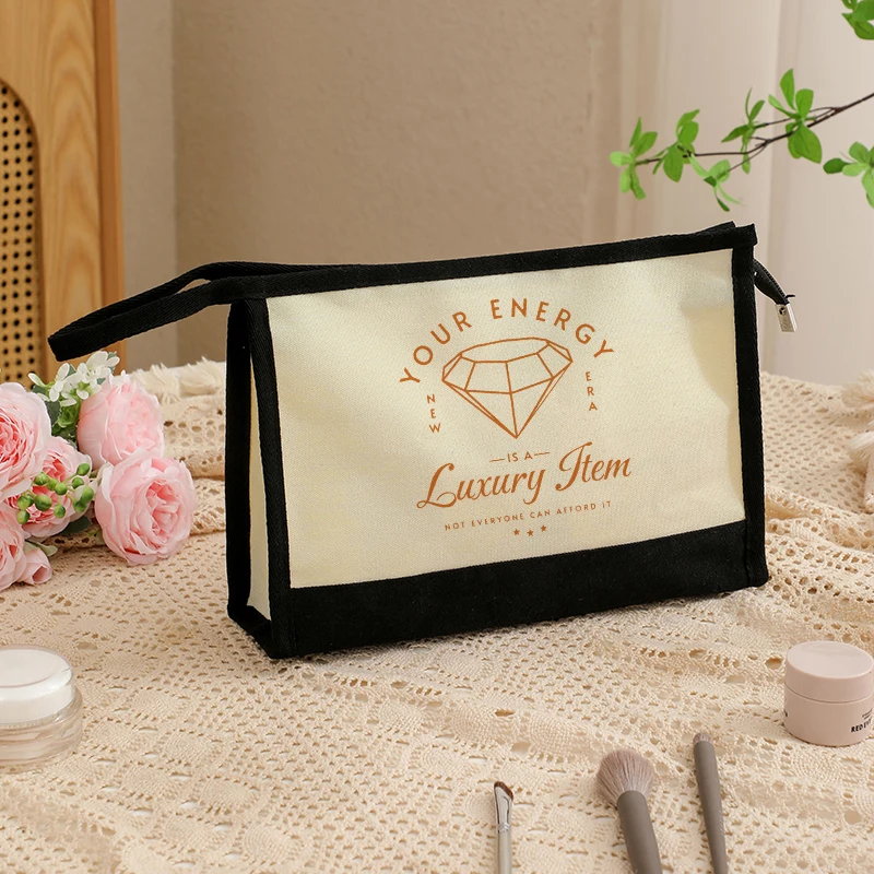 1Pc Showgirl Life Quote Makeup Bag, Bridal Shower & Bachelorette Party Cosmetic Pouch, Wedding Engagement Gift
