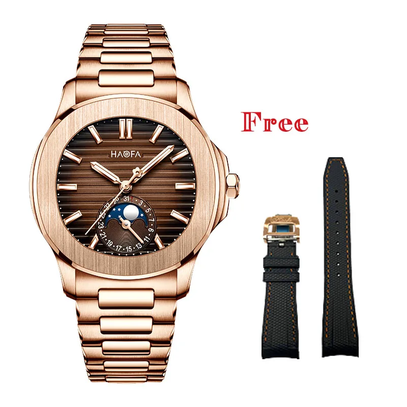 Haofa Original Design Automatic Luxury High Quality Watches For Men Stainless Steel Case Sapphire Business Watch Waterproof 2291