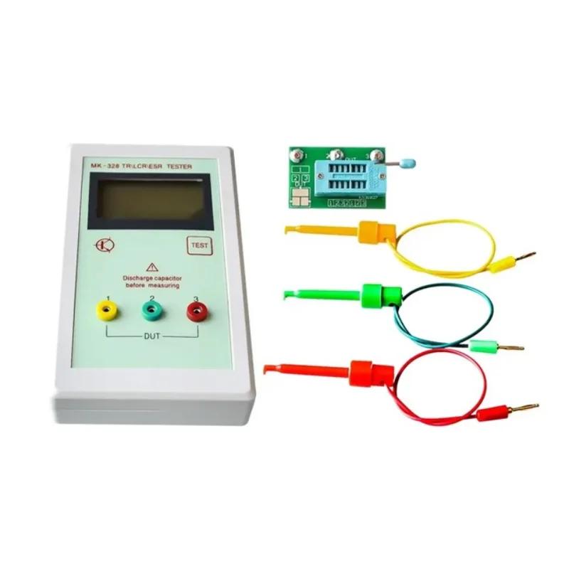 

MK-328 TR/LCR/ESR TESTER Inductance Resistor Meter Transistor Tester Capacitor