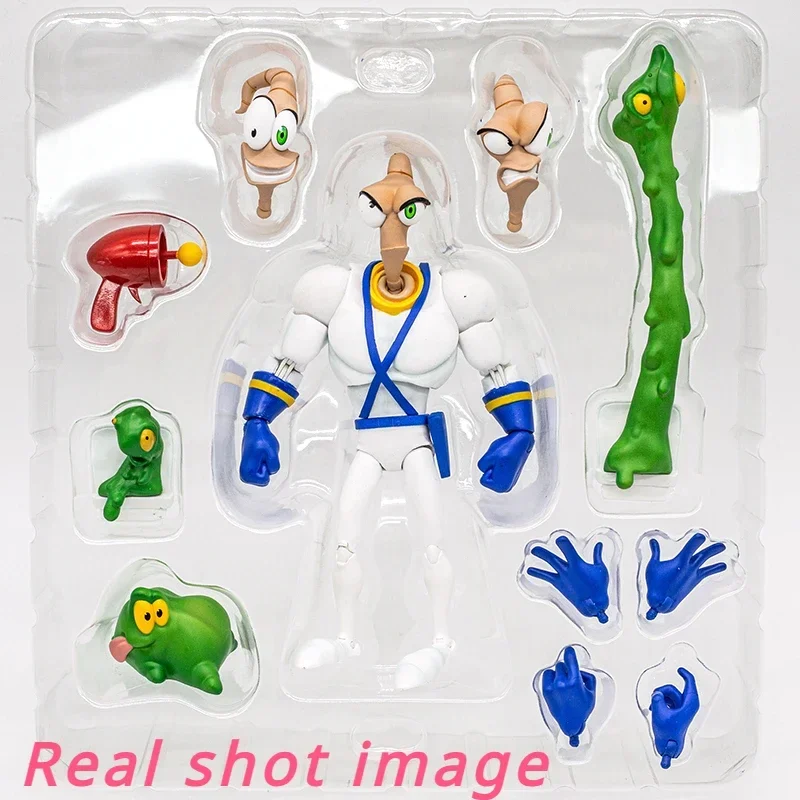 PDNA 1/12 Earthworm Jim Psy Crow Bob and #4 Monkey for A Head Joint Replaceable The Killer Action Figure Collectible Toy Gift