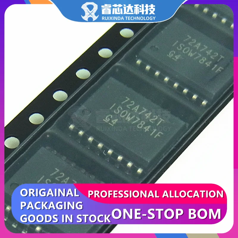 ISOW7841FDWER SOP16 ISOW7841F ISOW7841FDWE General Purpose Digital Isolator 5000Vrms 4 Channel 100Mbps 100kV/µs CMTI 16-SOIC