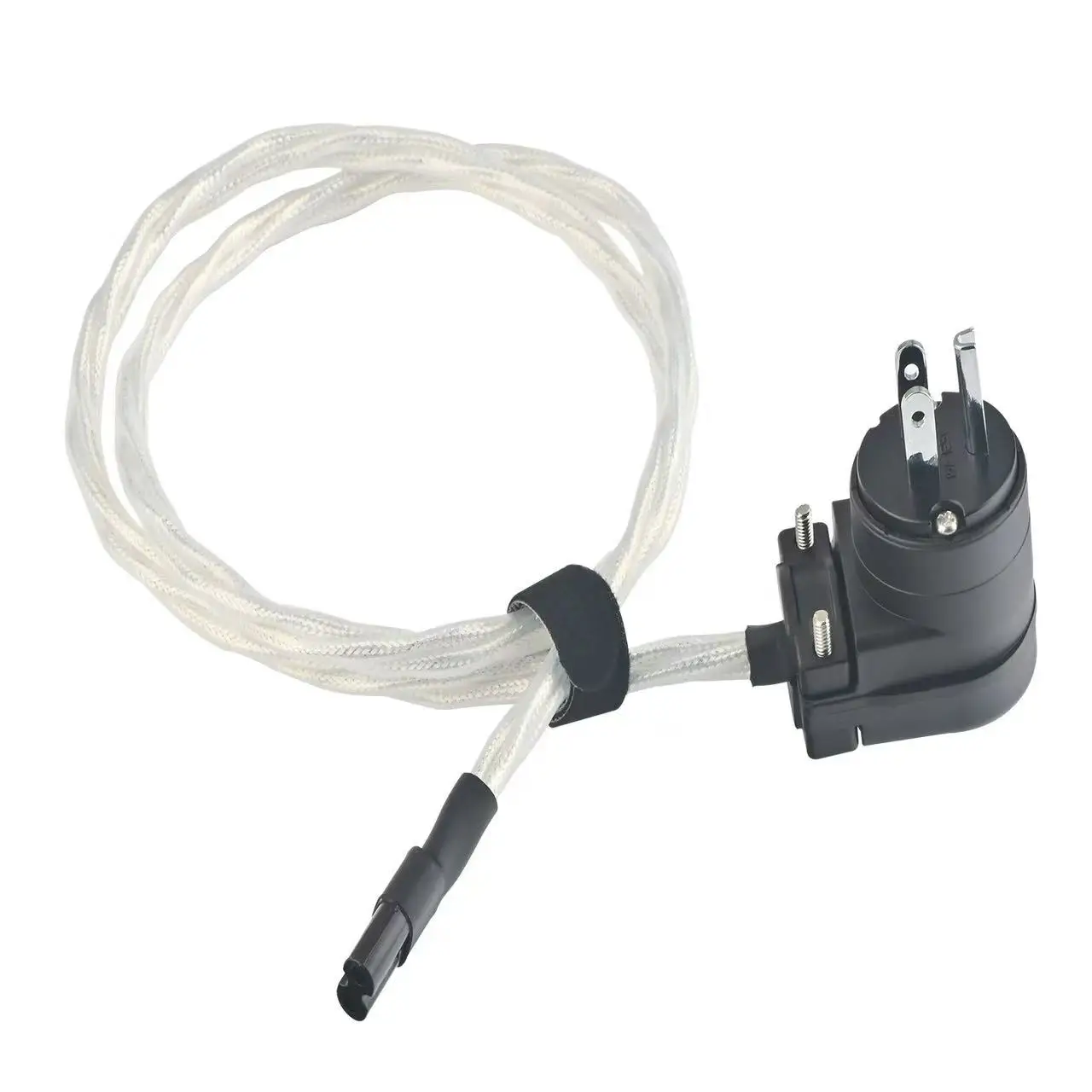 7MM OCC Silver Plated Power Cable HI-End Audiophile AC Power Cord Figure 8 IEC Connector with EU/US/AU/UK Plug