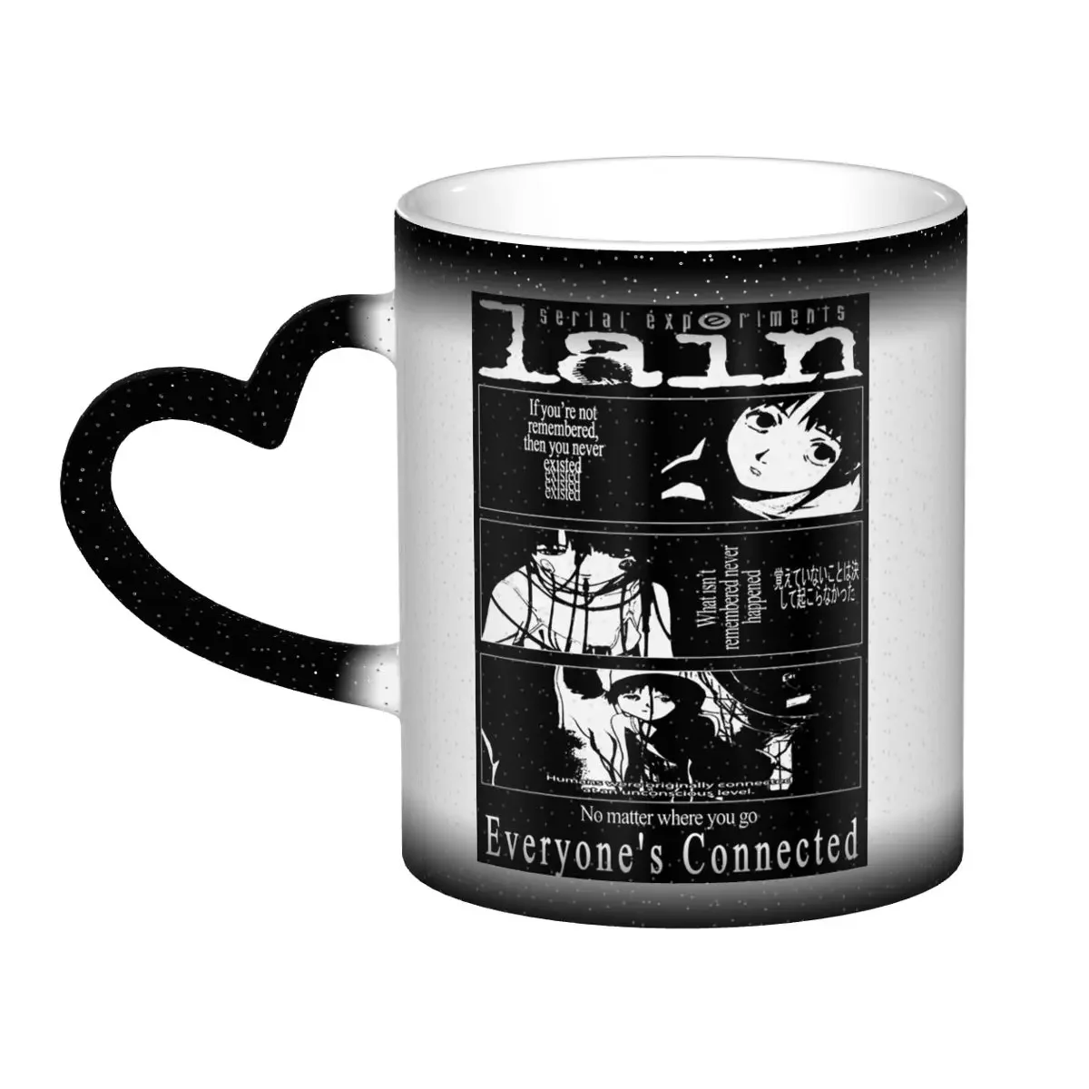 Кружка Serial Experiments Lain, забавные керамические кофейные чашки, чайные кружки, чашка для молока, посуда для напитков, подарки для друзей