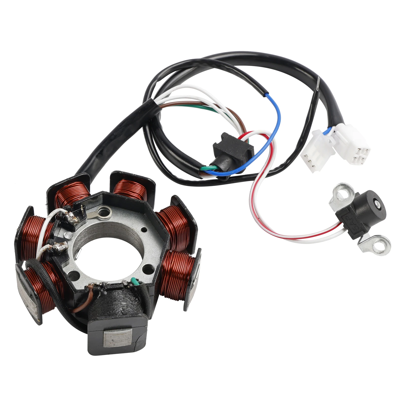 

Topteng Alternator Stator 7 Coil For YAMAHA YBR125 2004 YBR125E 2006 YBR125EGS 2010 A/C