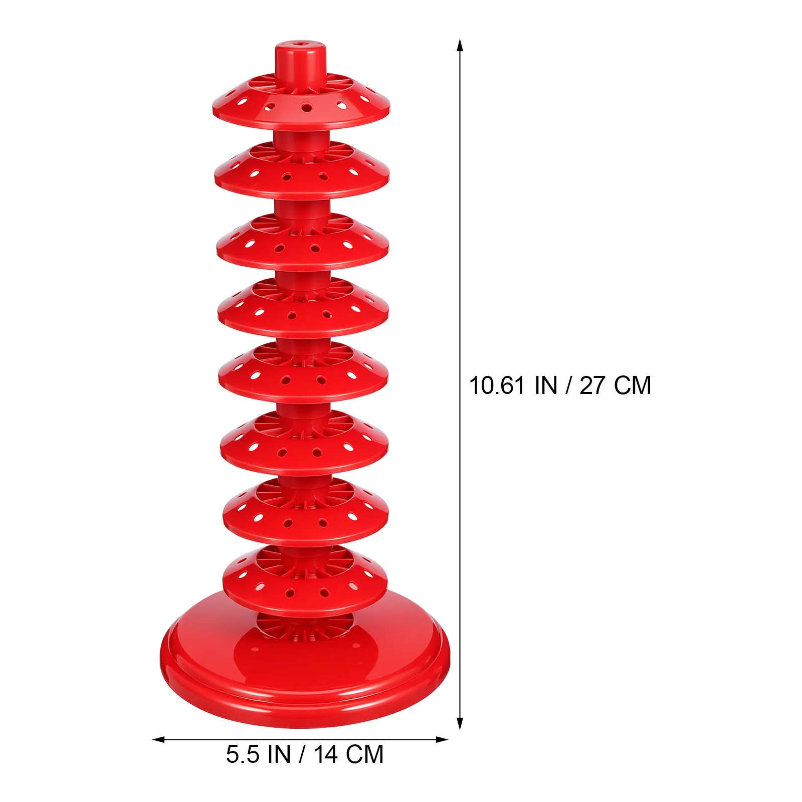 Tiered Lollipop Stand Strong Break-Resistant Plastic Display Rack for Cake Pops Lollipops Birthday Shop Decorative Tabletop