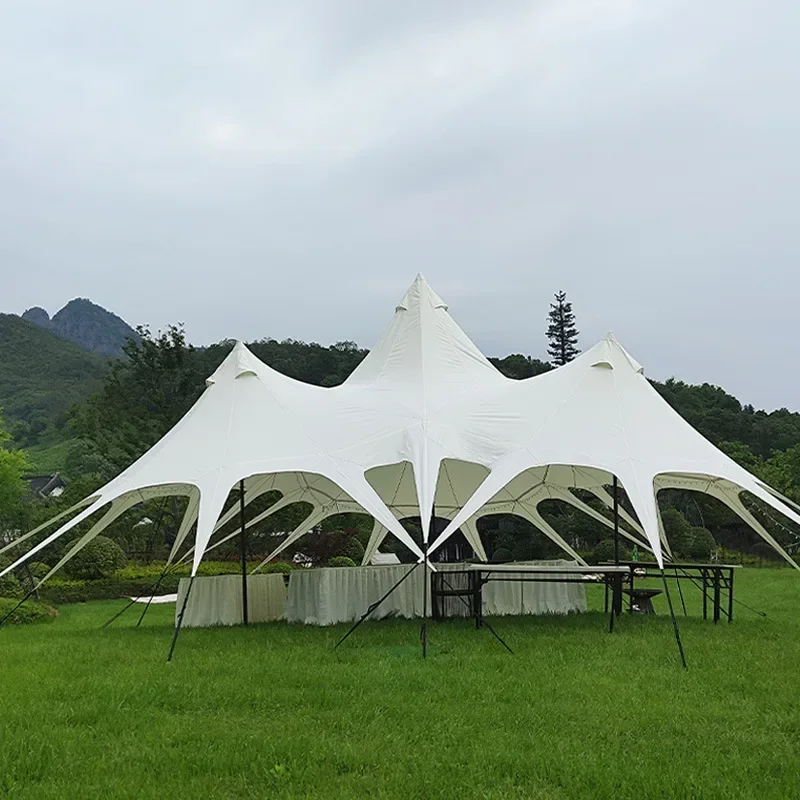 Camping Extra-Large Lotus Canopy Camp Outdoor Multi-Purpose Rainproof And Sun-Proof Pergola Shade Picnic