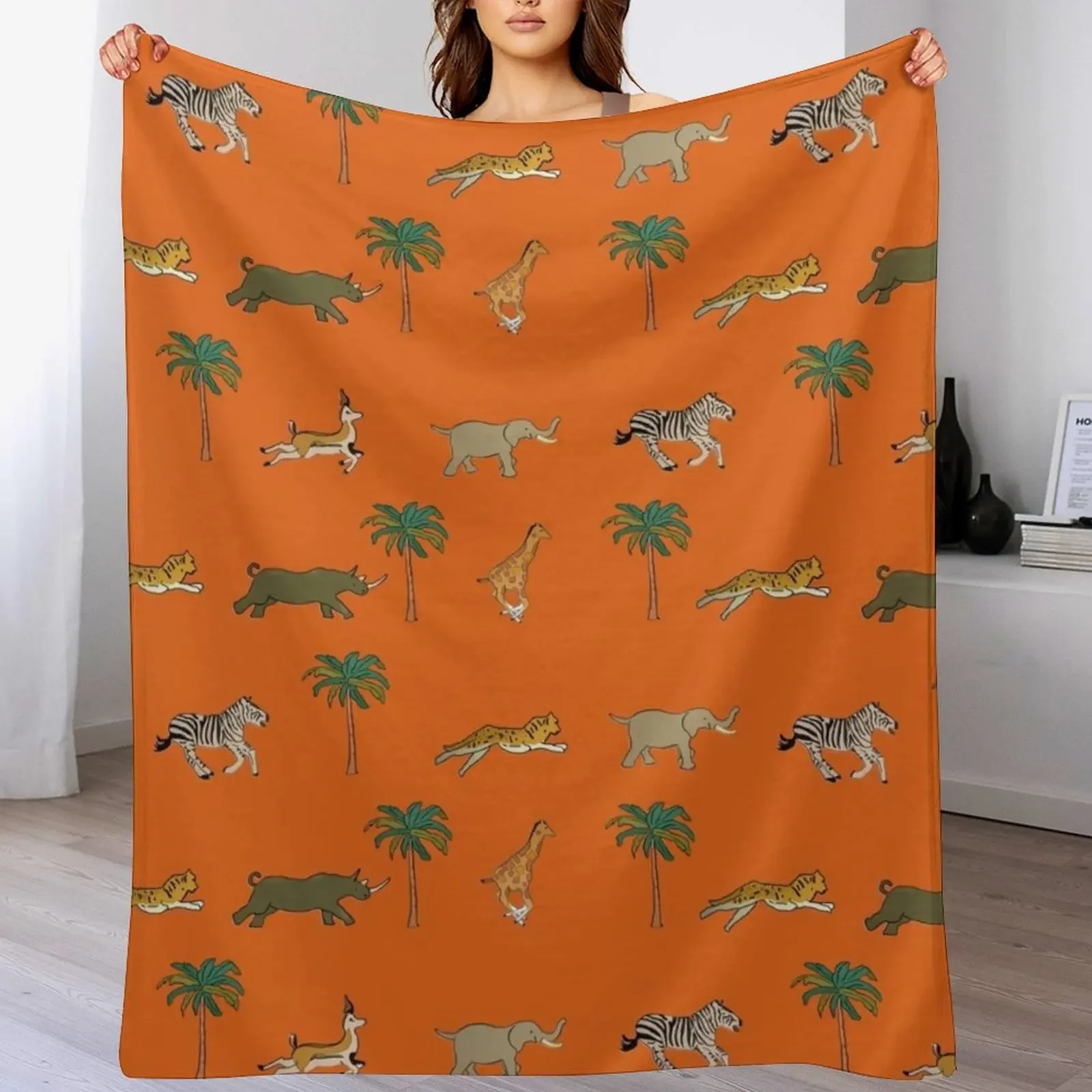 

Darjeeling Luggage Throw Blanket Furry Beach Polar Multi-Purpose Blankets