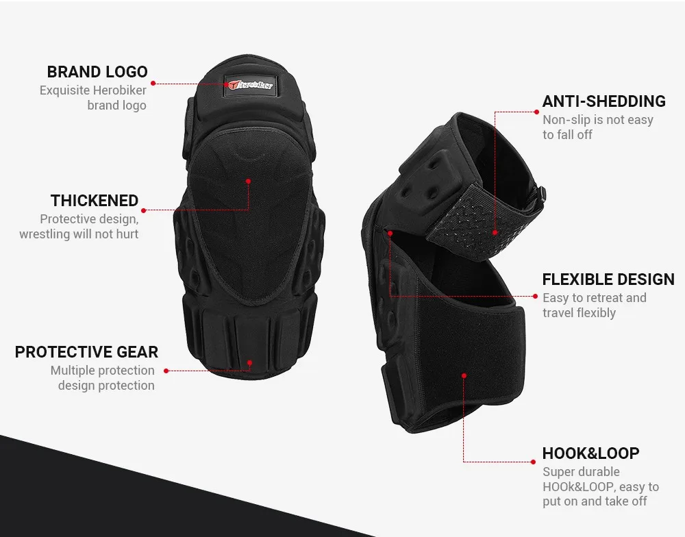 Motorcycle Knee Protector Off Road Motorcycle Racing Anti Fall And Anti Collision Knee Protector Extreme Sports Knee Protector