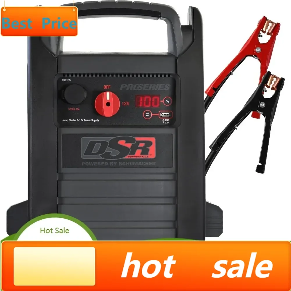 

hot-sellingdsr proseries car battery jump starter - 2200 peak amp 12v car starter, jump box & portable power station - digital d