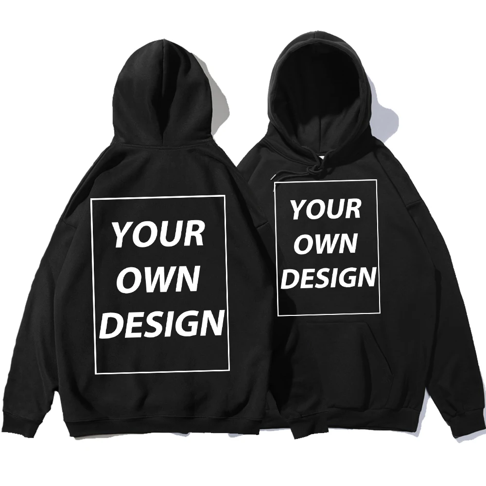 Customized Print Personalized Hoodie Warming and Comfort Sweatshirt Student Casual Custom Printed Text DIY Hoodie Fashion