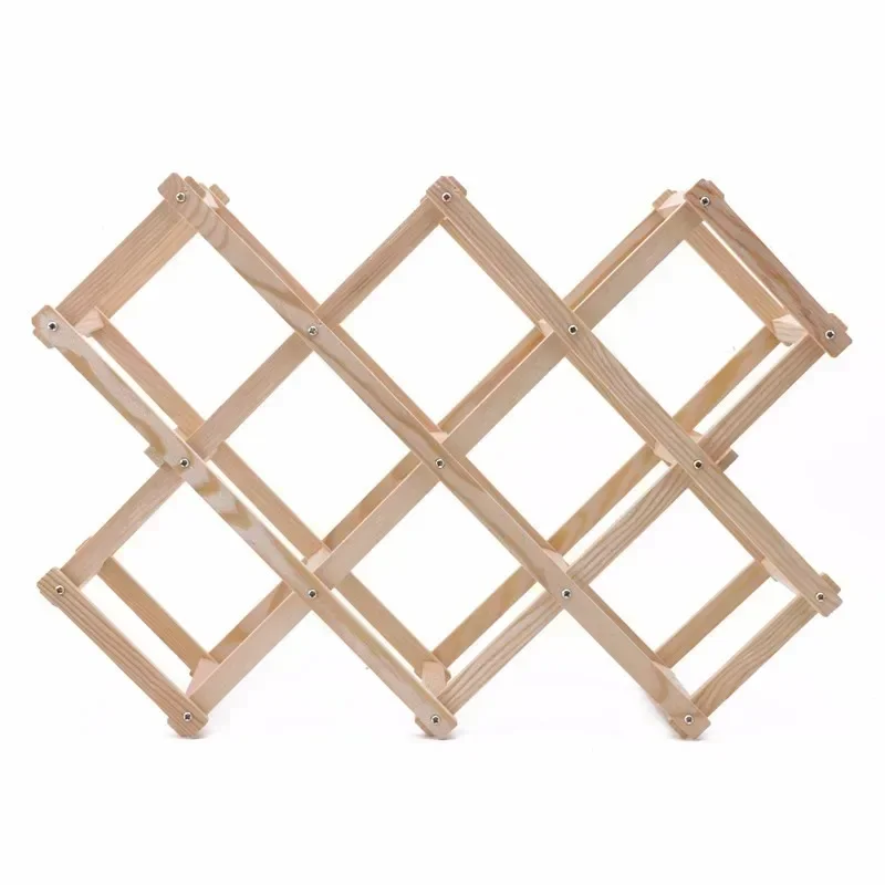 Wooden Red Wine Rack 3/6/10 Bottle Mount Kitchen Holder Exhibition Organizer Home decoration storage rack