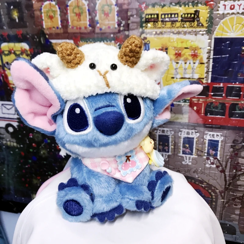 

New Genuine Stitch Creative Modeling Plush Toys Cartoon Plush Doll Exquisite Backpack Charm Christmas Holiday Gifts